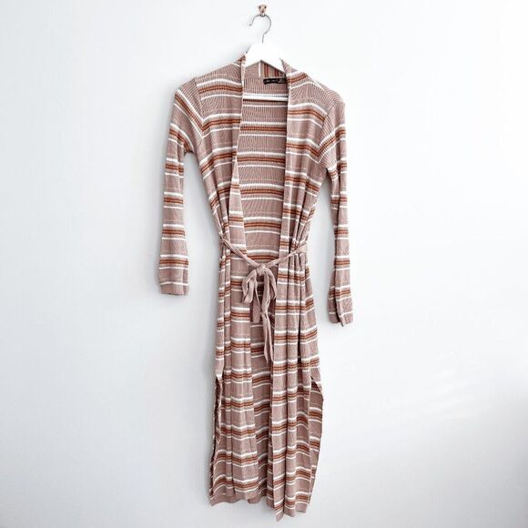 NWOT Black Tape Womens Striped Open Front Cardigan Sweater Multicolor Small - Picture 2 of 11